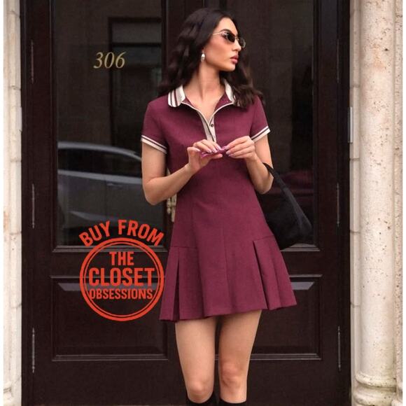 ZARA BLOGGER FAVE!!! Collared Short Dress NWT - Picture 3 of 16